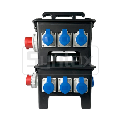 Syntax New RB13 Rubber Box 32A Three Phase Outdoor Mains Distro Box For Live Event Industry in Dubai