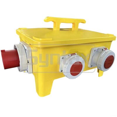 Syntax MP36 Portable Power Distribution Boxes IP67 Waterproof 125A/5P Inlet Three Phase Electric Power Distro 47.8*34*33CM