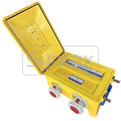 Syntax MP36 Portable Power Distribution Boxes IP67 Waterproof 125A/5P Inlet Three Phase Electric Power Distro 47.8*34*33CM