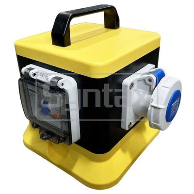 Syntax MZ6 IP67 Waterproof Industrial Portable Distribution Box 32A/3P Single Phase 230v Outdoors Yellow & Black Box 20*20*21.5CM