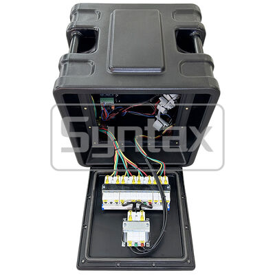 Syntax MD1 Three Phase 63A/5P HDPE Portable Distribution Box IP67 Waterproof for Stage Light Applications