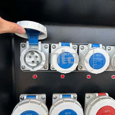 Syntax MD4 Three Phase IP67 Waterproof 125A/5P HDPE Portable Power Distribution Board for FIFA Sporting Events in Qatar 630x430x900mm