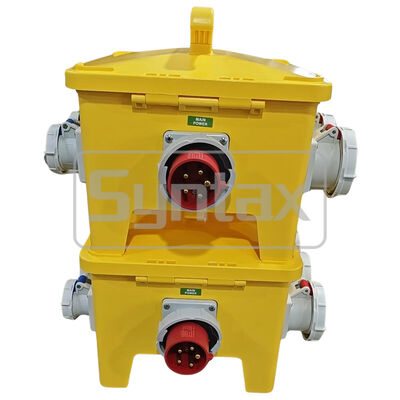 Syntax MP24 IP67 Waterproof Portable Power Distribution Boards 3-Phase 32 AMP With Residual Circuit Breaker 37*34*33CM