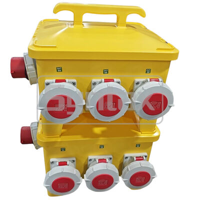Syntax MP24 IP67 Waterproof Portable Power Distribution Boards 3-Phase 32 AMP With Residual Circuit Breaker 37*34*33CM