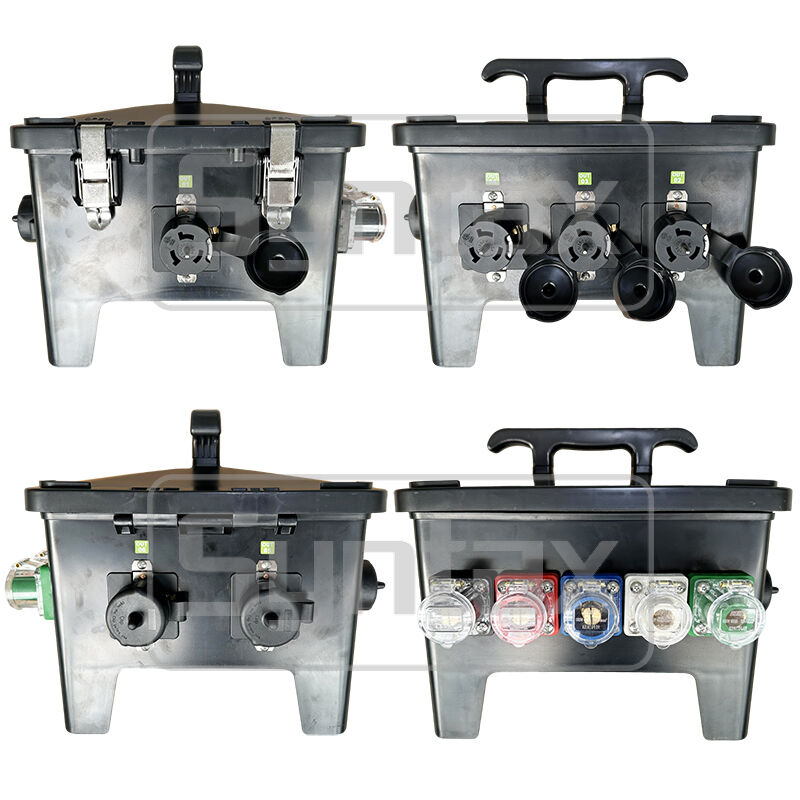 Syntax MP24 IP67 Waterproof Portable Power Distribution Units With 400A 600v IP67 Camlocks 37*34*33CM