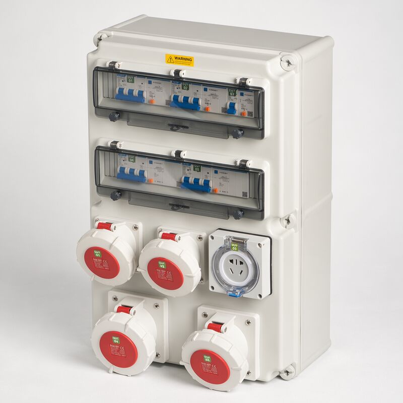 Syntax JS5 Wall Mounted & Portable Mount Distribution Box Electric Grey Maintenance Box 125A Made to Order 360*540*180mm