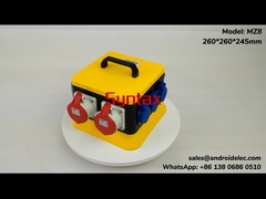 Syntaxe MZ8 Boîtier de distribution électrique temporaire IP67 Plastique 32A 260*260*245mm