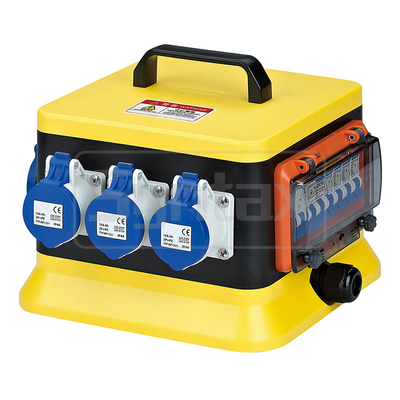 Plastique provisoire 32A 260*260*245mm de la boîte IP67 de distribution d'énergie de la syntaxe MZ8
