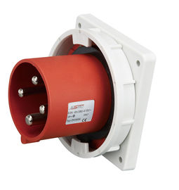 Prise imperméable droite de prise 400 volts de la tension DIN d'approbation évaluée de VDE 0623