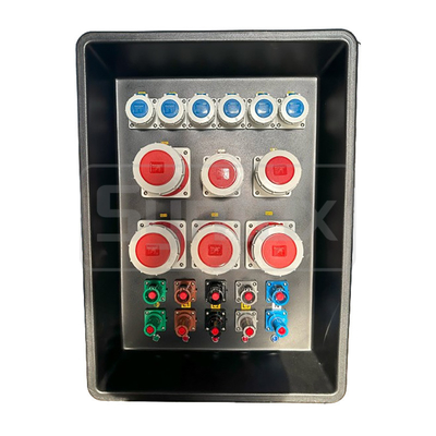 Syntaxe MD4 Boîte de distribution électrique à trois phases 400A HDPE durable IP67 pour Qatar Match de natation 630x430x900mm