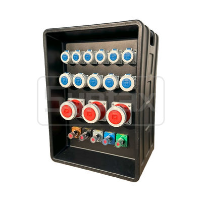 Syntaxe MD4 Trois phases 250AMP IP67 Boîte de distribution d'énergie en HDPE imperméable à l'eau avec disjoncteurs Schneider et PowerSyntax